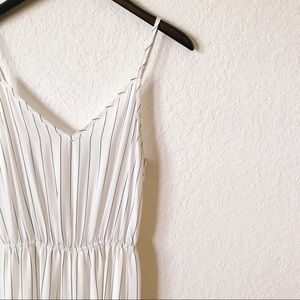 Audrey 3+1 Striped Black & White Jumpsuit